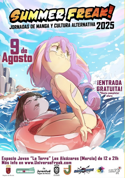 Cartel Summer Freak 2025 - Jornadas de Manga y Cultura alternativa